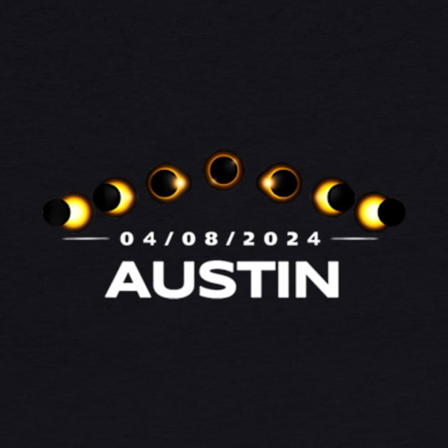 Total Solar Eclipse 2024 Totality Austin Texas by Diana-Arts-C